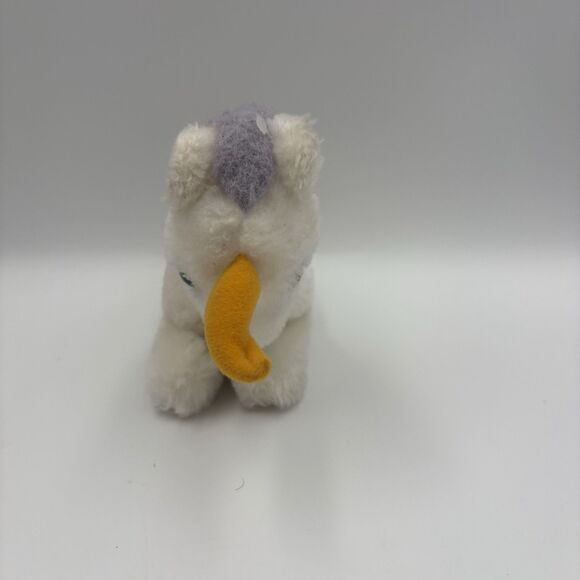 Vintage 80s Dakin purple and white 6" unicorn plush - Picture 1 of 5